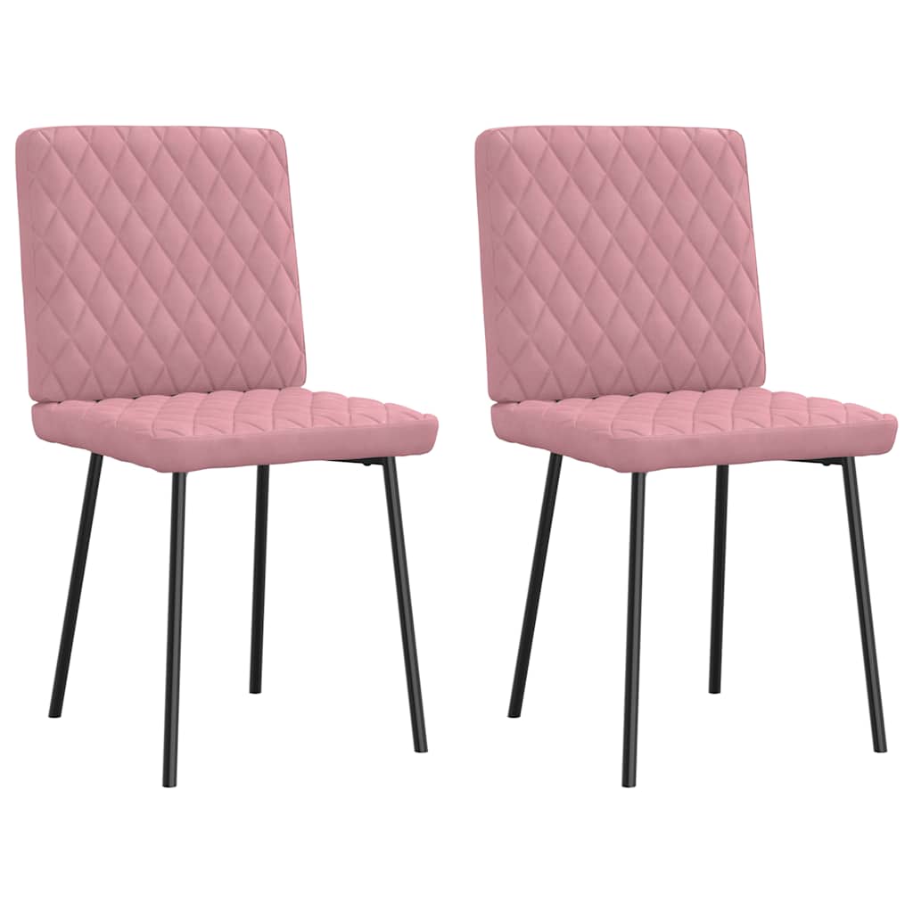Eetkamerstoelen Fluweel Kleurig