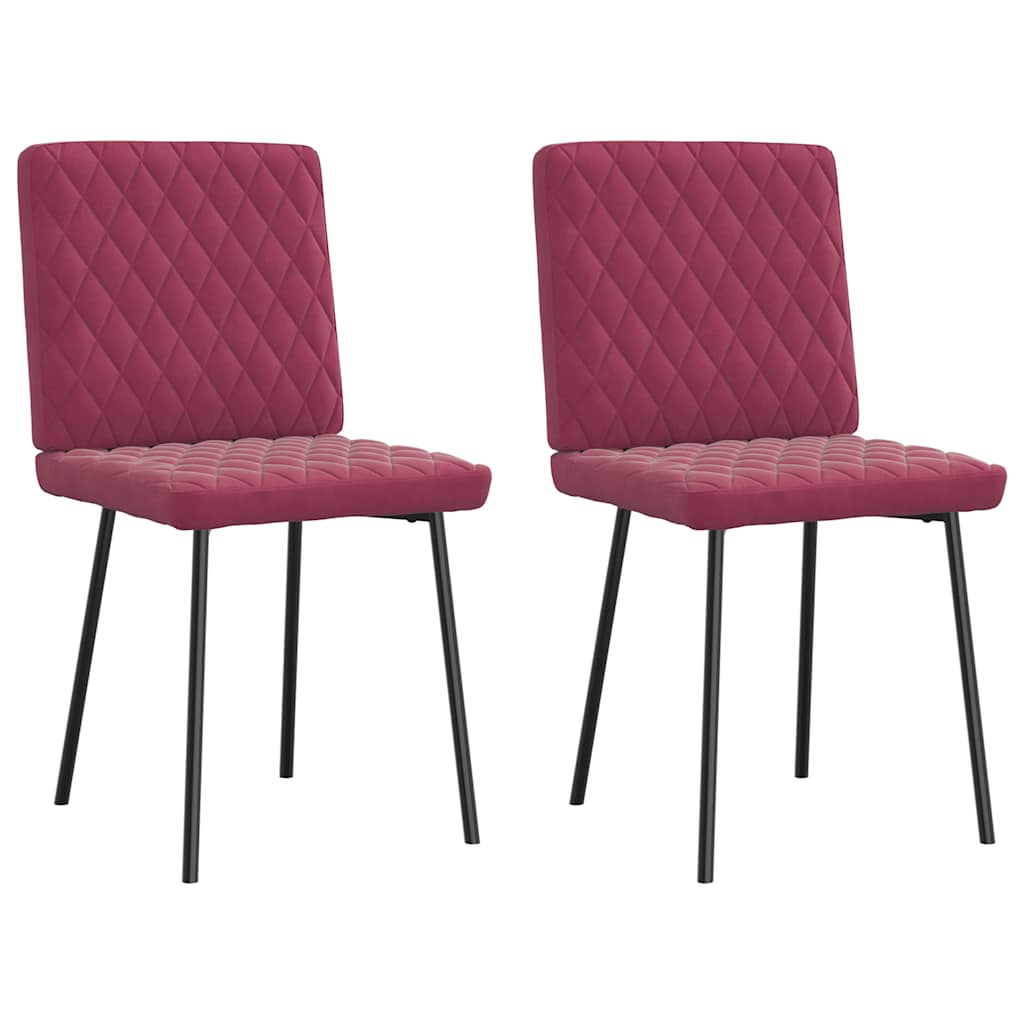 Eetkamerstoelen Fluweel Kleurig