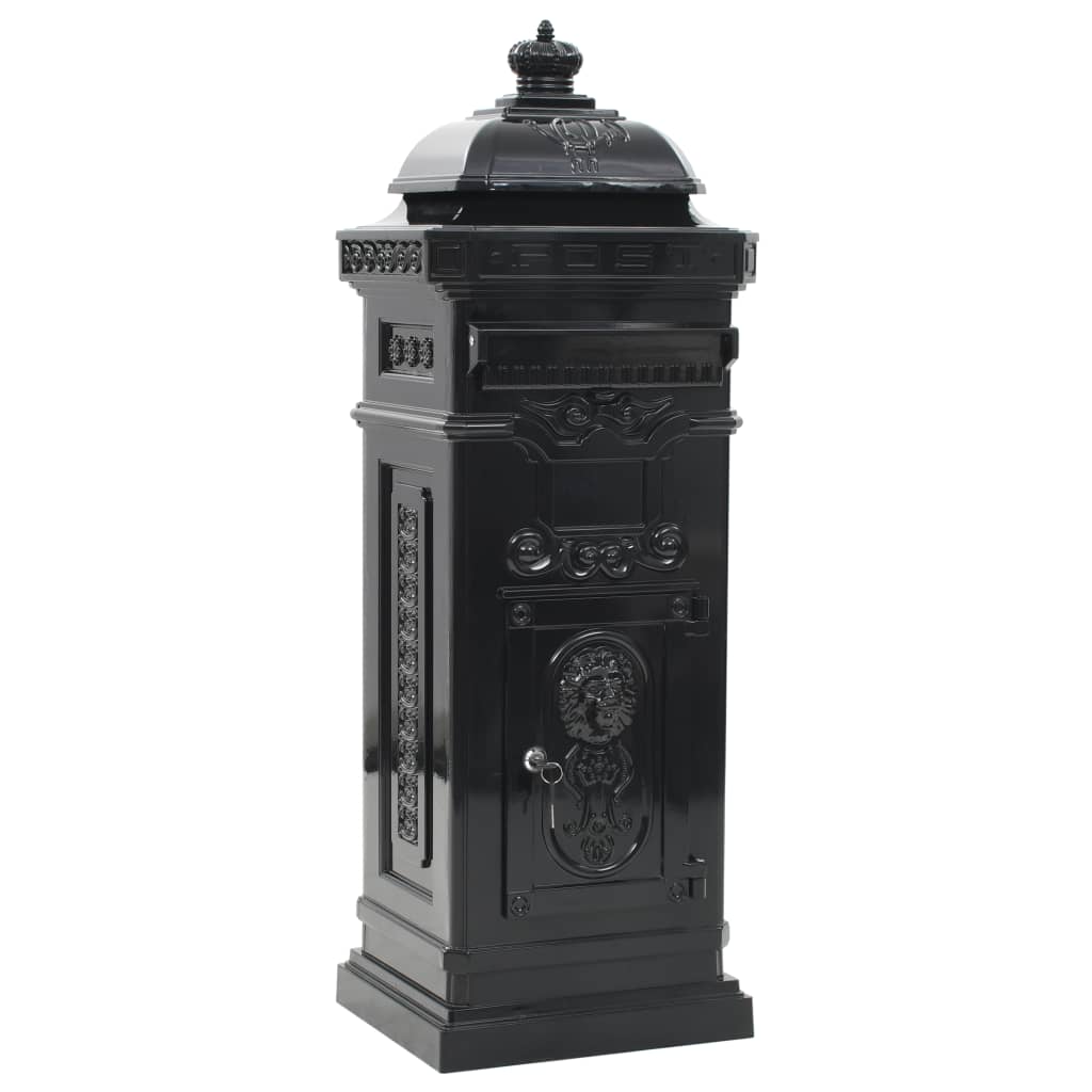 Pilaar Brievenbus Vintage Stijl Roestbestendig Aluminium