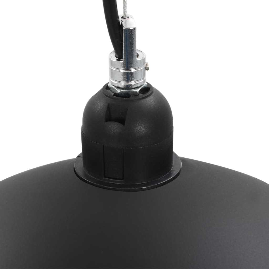 Plafondlampen Halfrond E27 Zwart En Goudkleurig