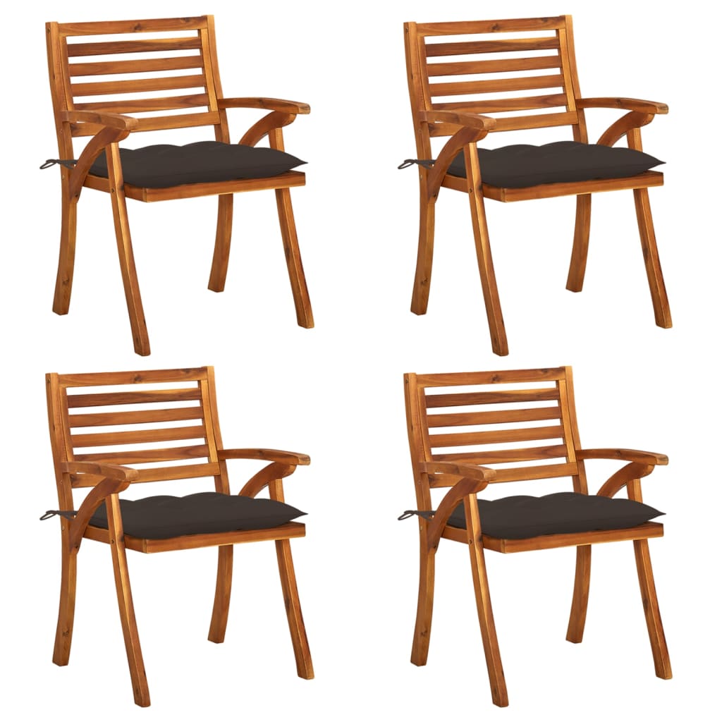 Tuinstoelen Met Kussens Massief Acaciahout