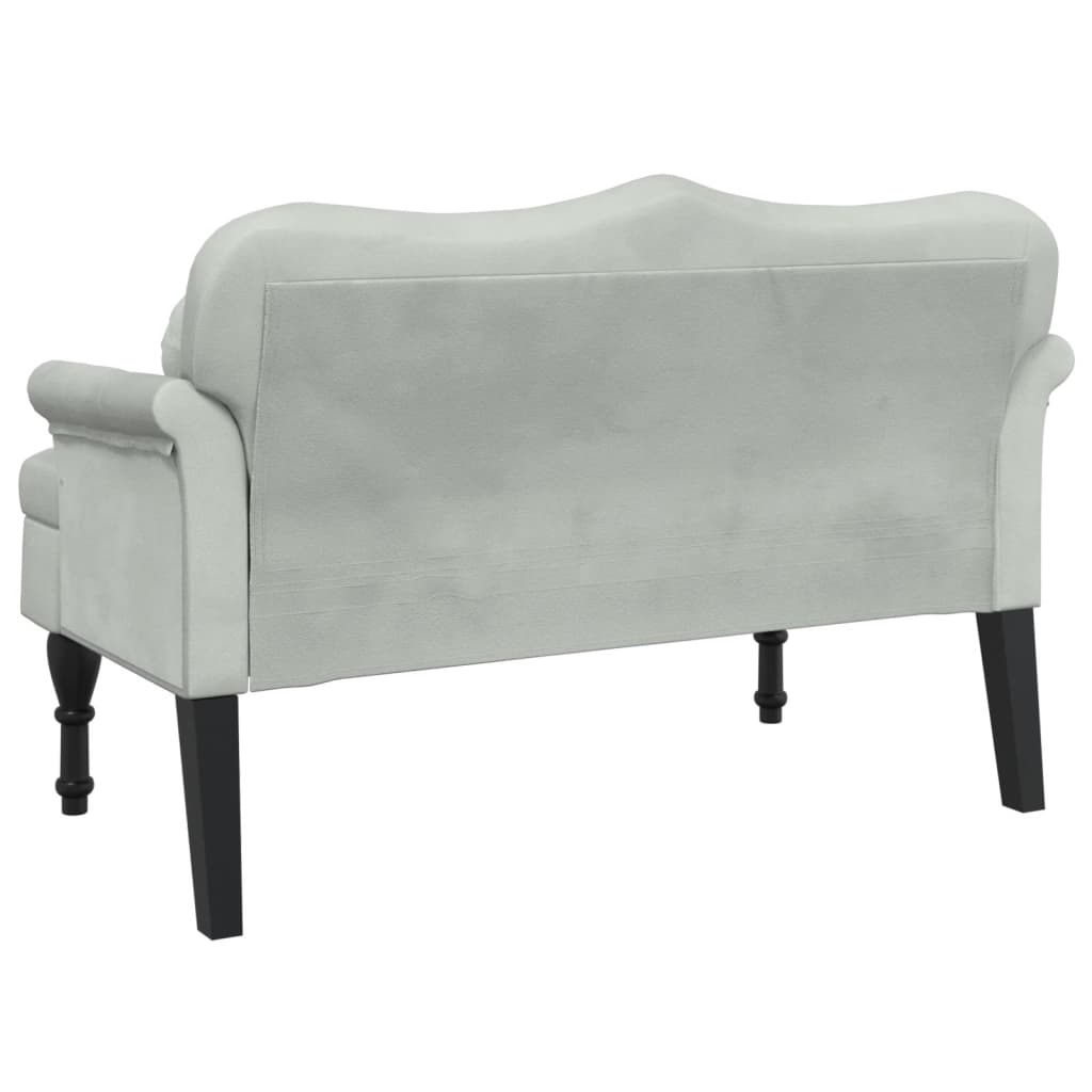 Bankje Met Kussens 120,5X65X75 Cm Fluweel