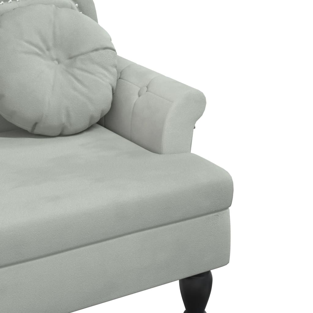 Bankje Met Kussens 120,5X65X75 Cm Fluweel