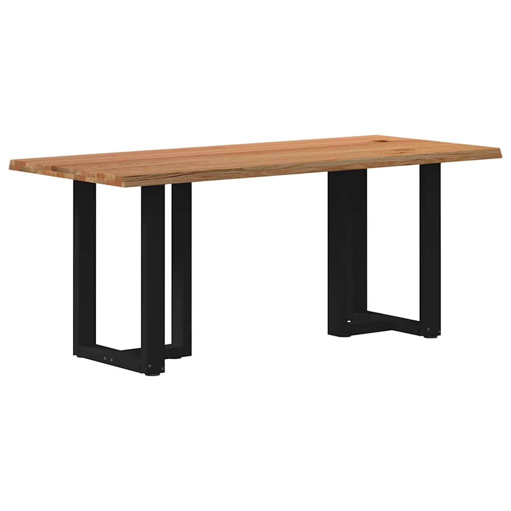 Eettafel Met Natuurlijke Rand Massief Eikenhout