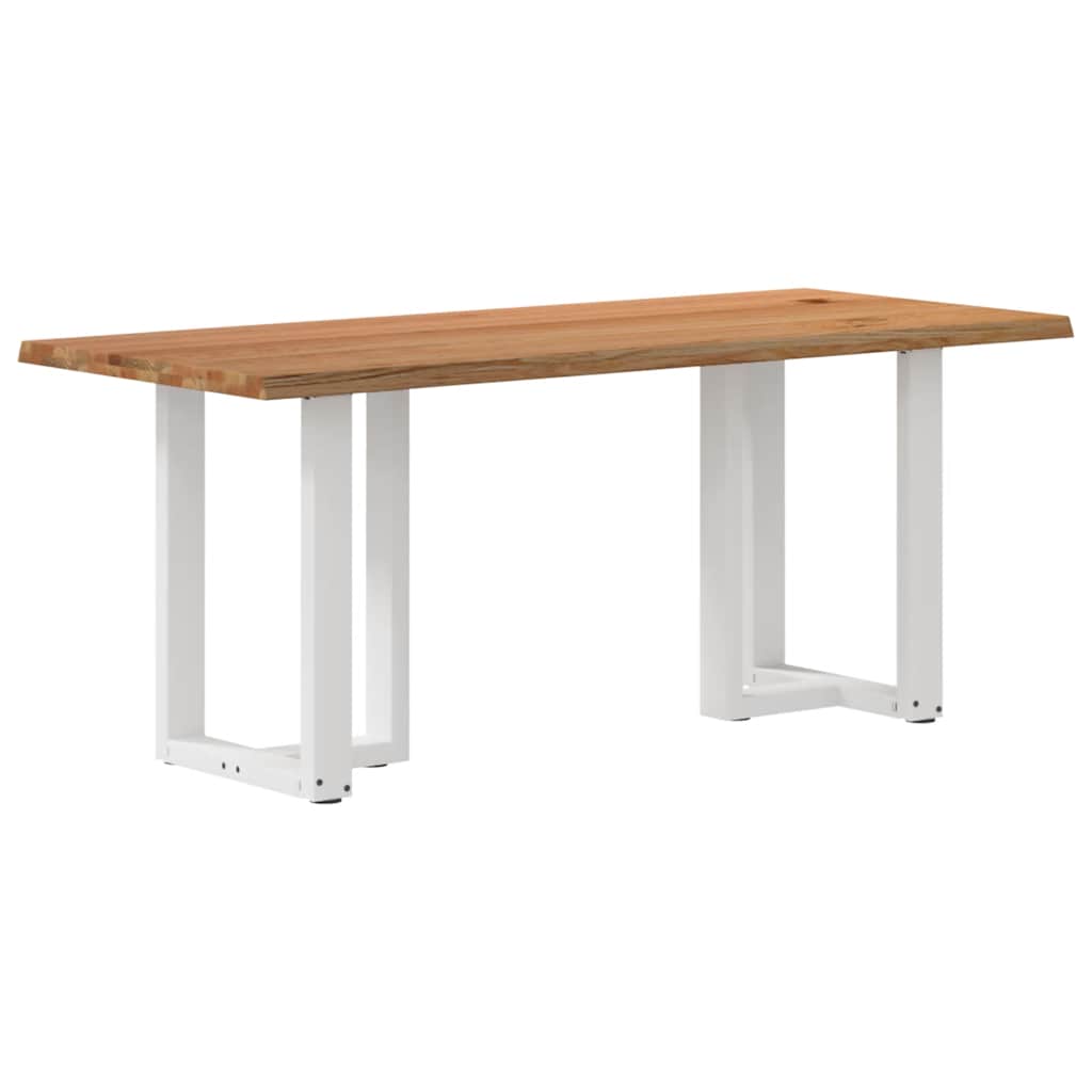 Eettafel Met Natuurlijke Rand Massief Eikenhout