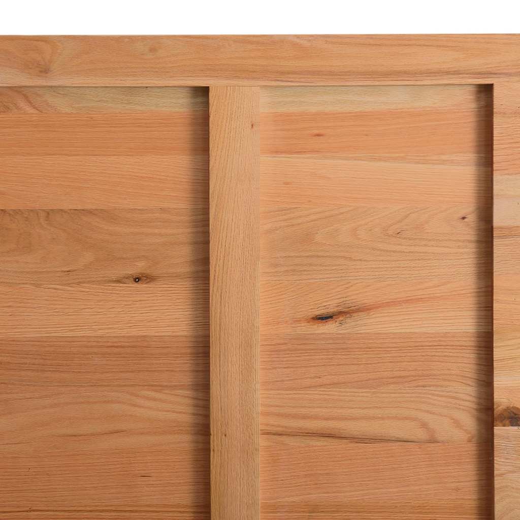 Eettafel Rechthoekig 180X100X74 Cm Massief Eikenhout Lichtbruin