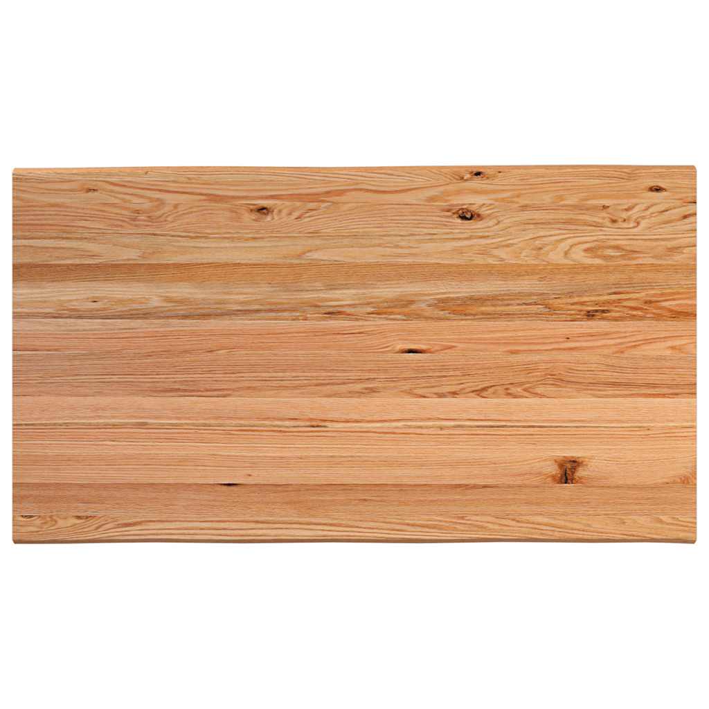 Eettafel Rechthoekig 180X100X74 Cm Massief Eikenhout Lichtbruin