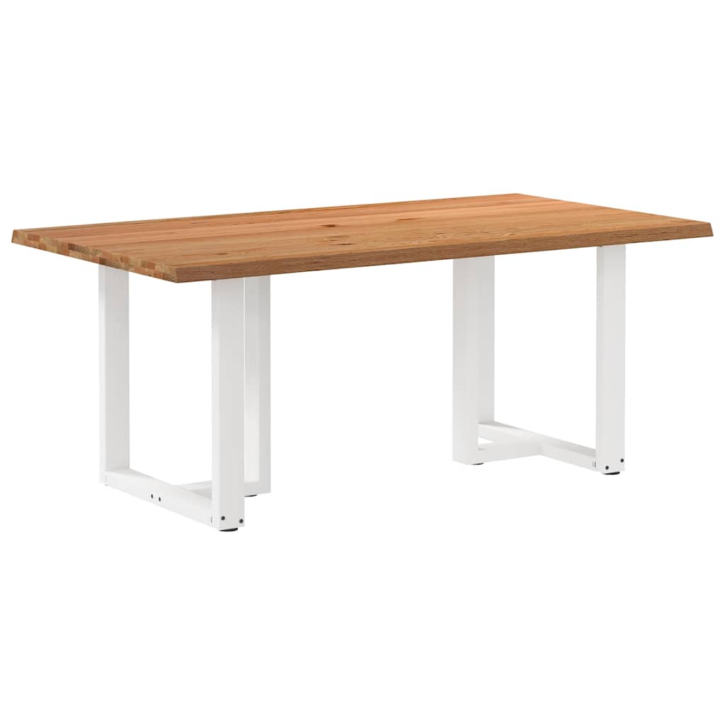 Eettafel Met Natuurlijke Rand Massief Eikenhout