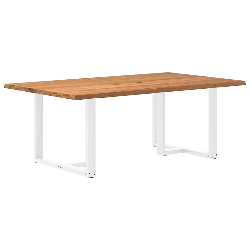 Eettafel Met Natuurlijke Rand Massief Eikenhout