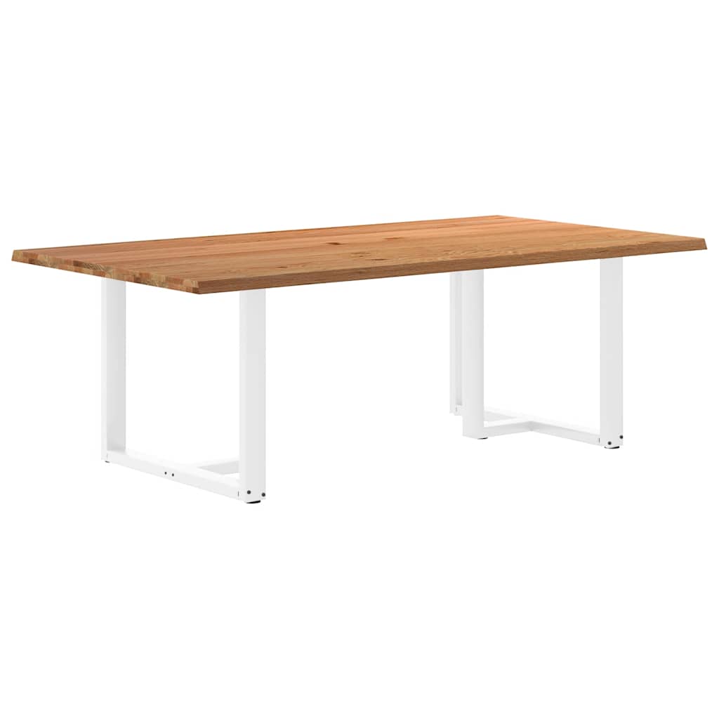Eettafel Met Natuurlijke Rand Massief Eikenhout