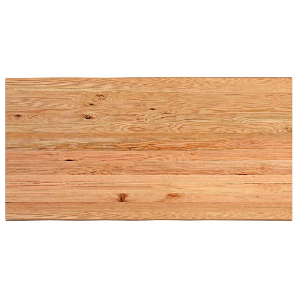 Eettafel Met Natuurlijke Rand Massief Eikenhout