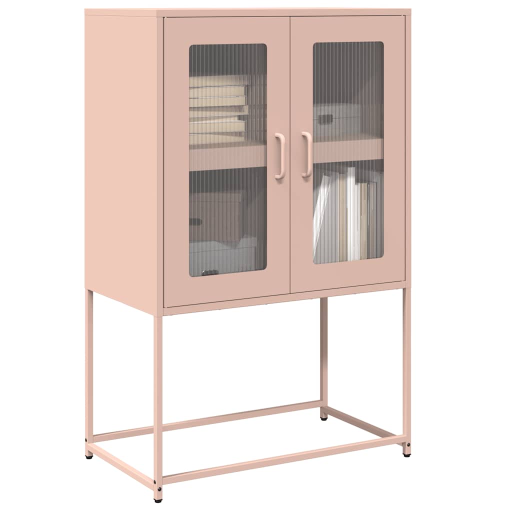 Hoge Kast 68X39X107 Cm Staal Kleurig