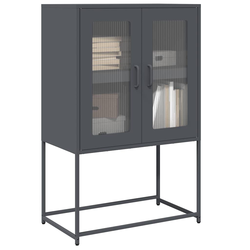 Hoge Kast 68X39X107 Cm Staal Kleurig