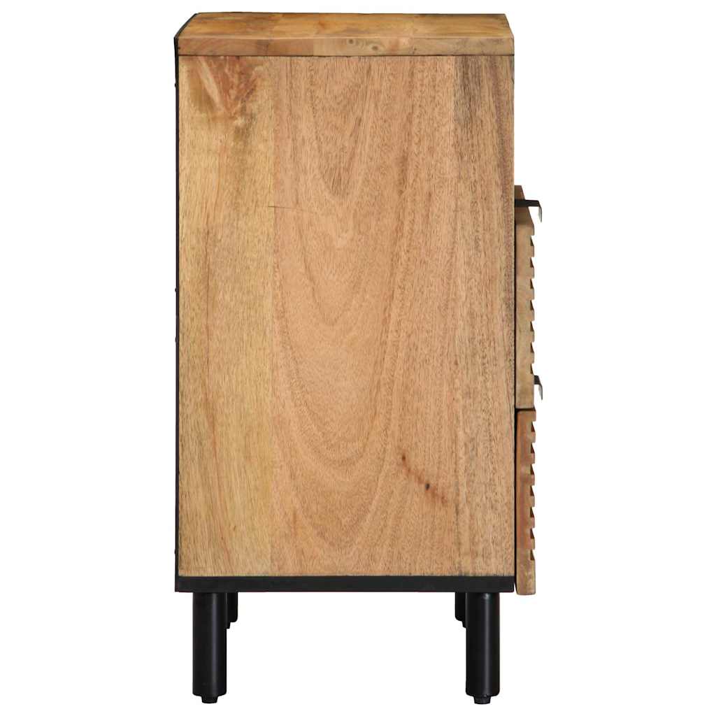 Nachtkastje 50X33X60 Cm Massief Mangohout