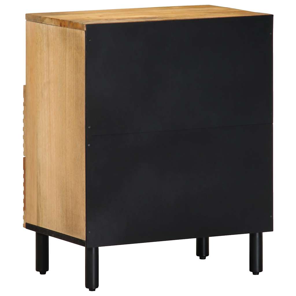 Nachtkastje 50X33X60 Cm Massief Mangohout
