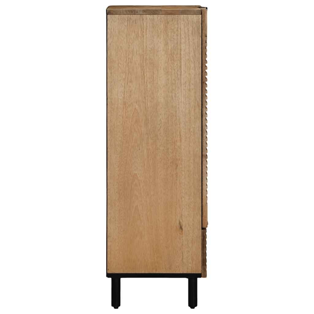 Hoge Kast 60X33X100 Cm Massief Mango