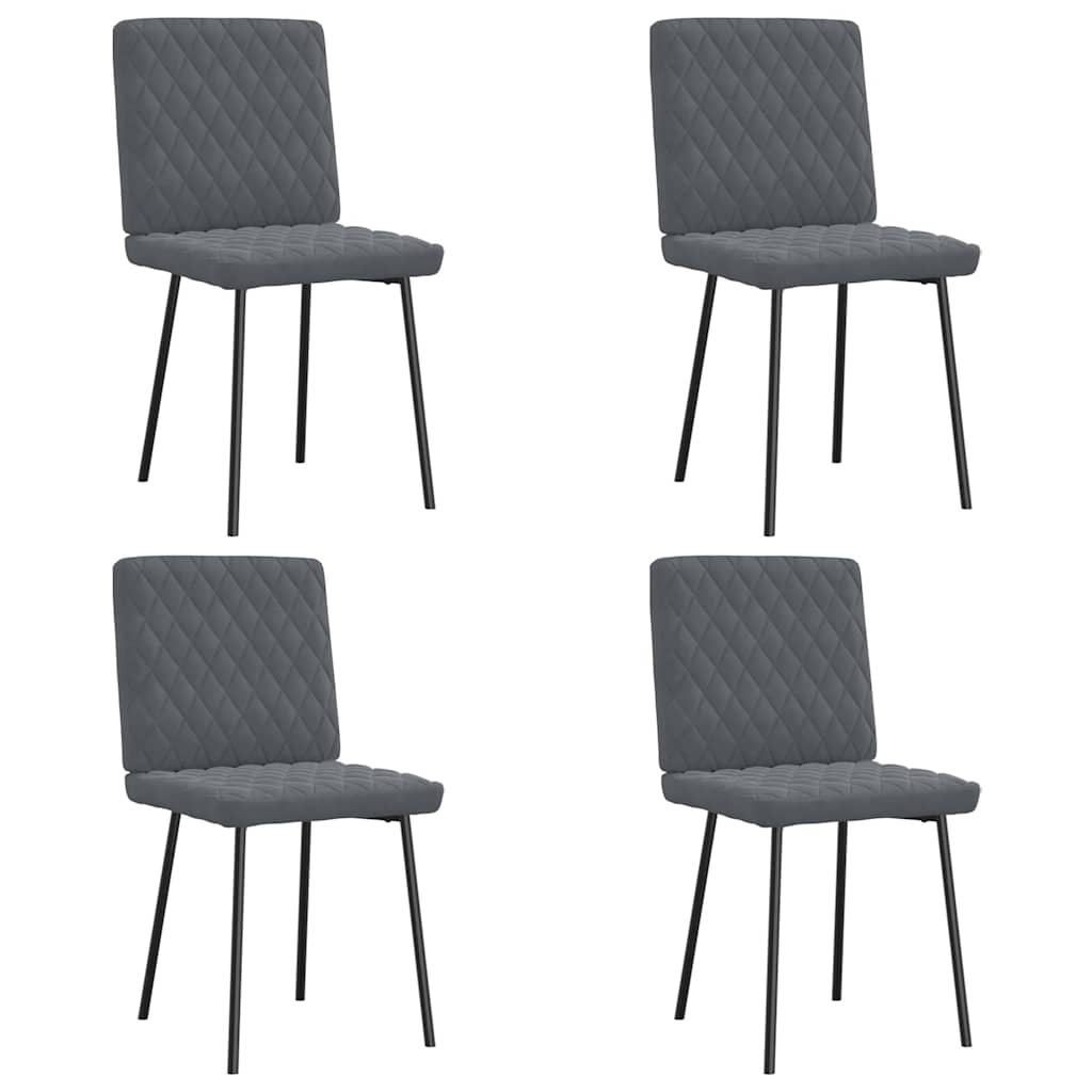 Eetkamerstoelen Fluweel Kleurig