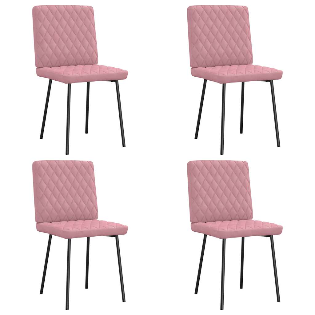 Eetkamerstoelen Fluweel Kleurig