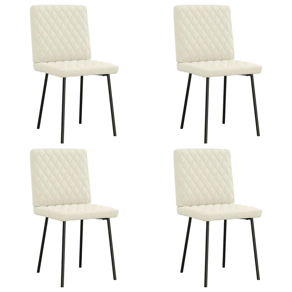 Eetkamerstoelen Fluweel Kleurig