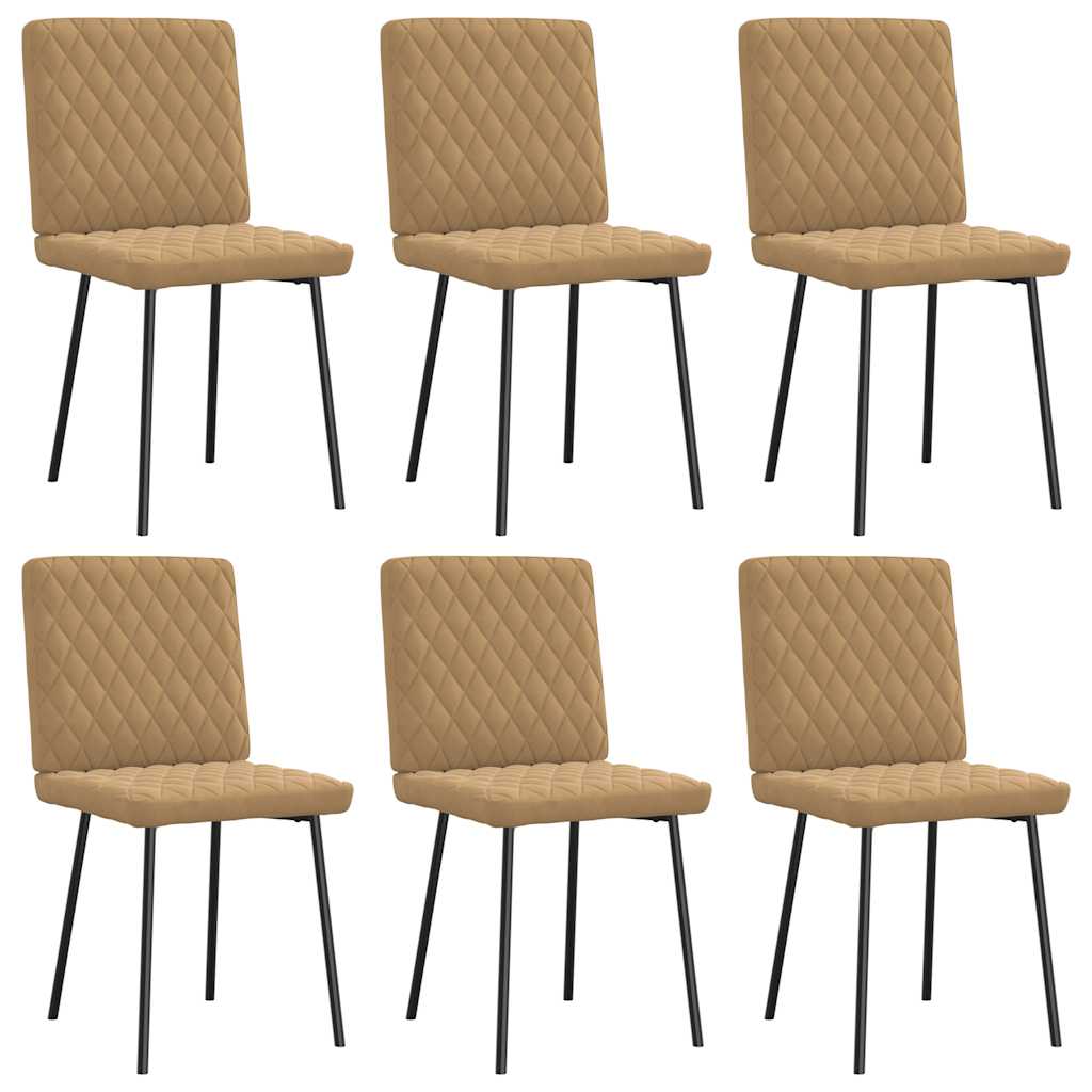 Eetkamerstoelen Fluweel Kleurig
