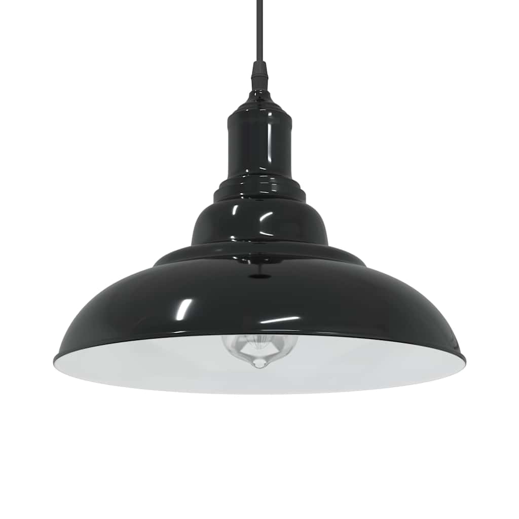 Hanglamp In Hoogte Verstelbaar E27 Ø31 Cm Metaal Glanzend Groen