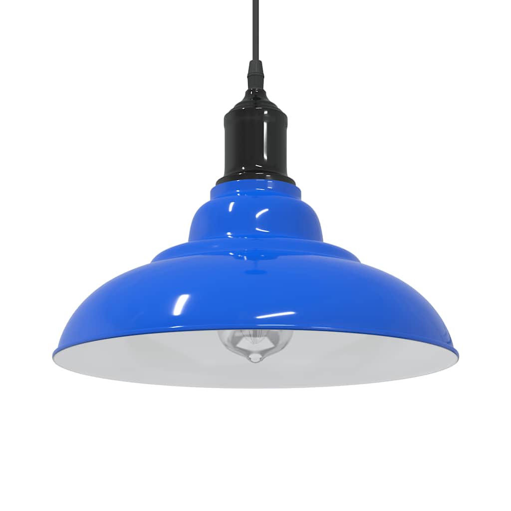Hanglamp In Hoogte Verstelbaar E27 Ø31 Cm Metaal Glanzend Groen