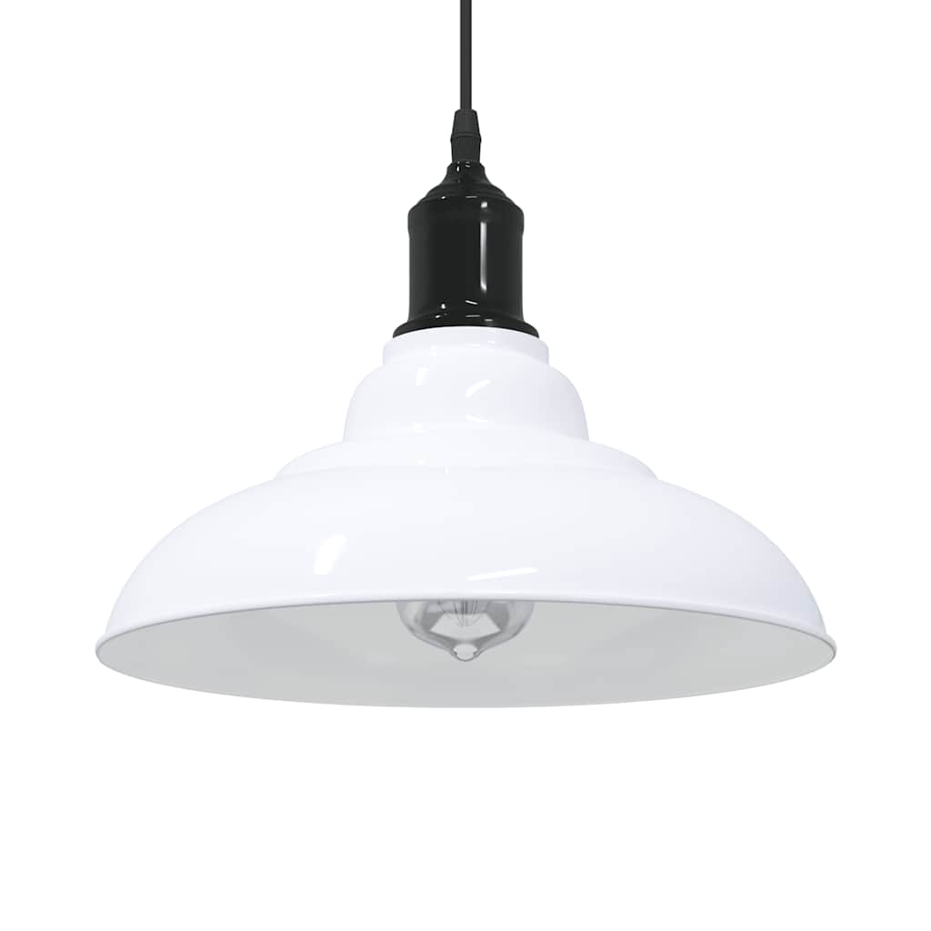 Hanglamp In Hoogte Verstelbaar E27 Ø31 Cm Metaal Glanzend Groen