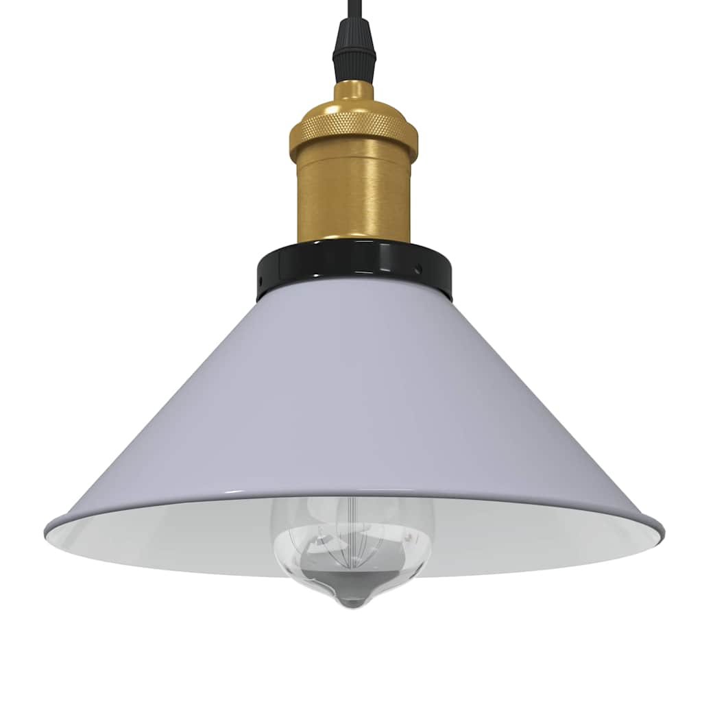 Hanglamp In Hoogte Verstelbaar E27 Ø22 Cm Metaal Donkerblauw